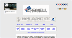 Desktop Screenshot of caswellplating.com.au